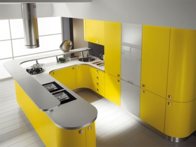 Выбираем солнечный интерьер кухни в желтом цвете