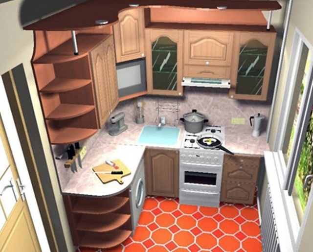 Кухонный гарнитур для кухни 5 метров
