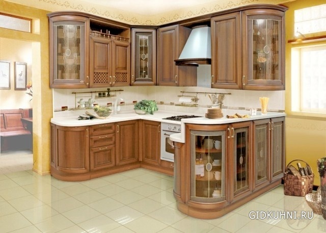 Cтандартные размеры кухонного гарнитура