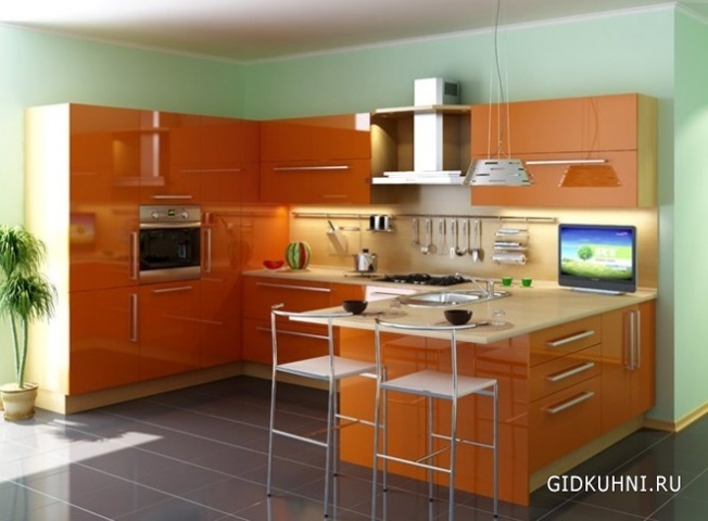 Cтандартные размеры кухонного гарнитура