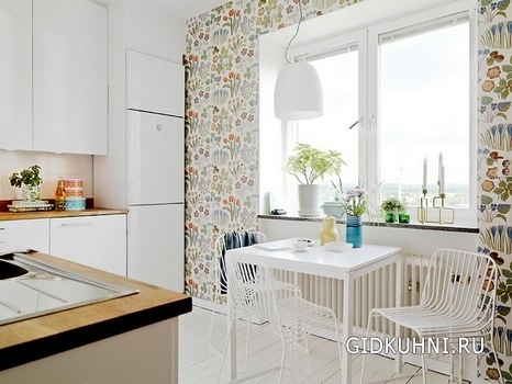 Мебель для кухни в скандинавском стиле - фото
