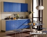 Синяя кухня фото